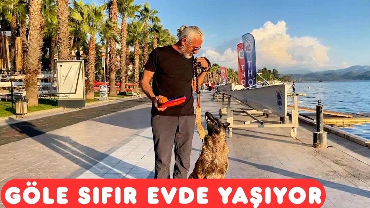 KÖYCEĞİZ`E GÖÇ ETTİ  Göle sıfır bahçeli evde yaşıyor..