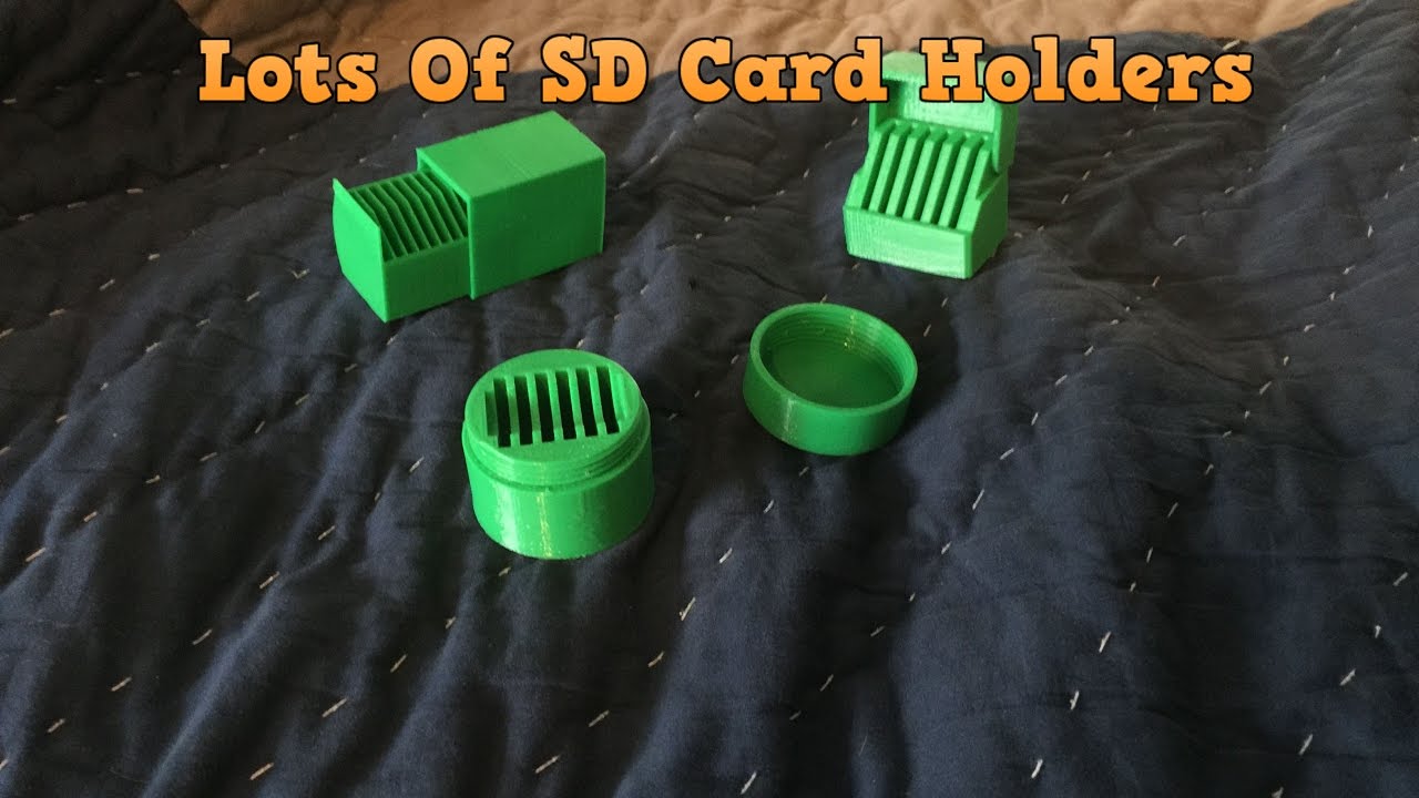 Best 3D Printed SD Card Holders!!!! YouTube