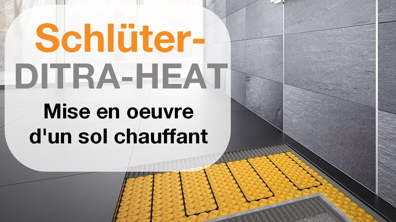 Réaliser un sol chauffant avec Schlüter-DITRA-HEAT