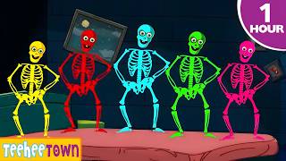 five funny skeletons jumping bed funny halloween songs atteeheetown
