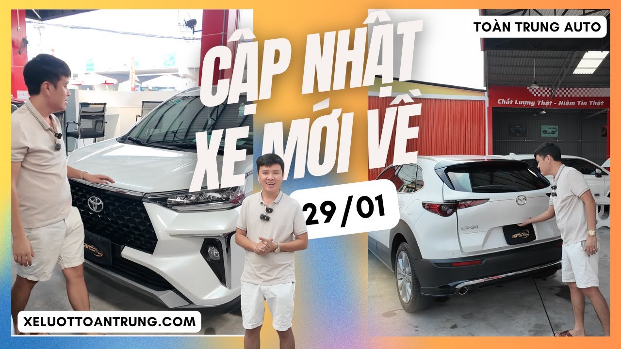 XE MỚI VỀ 29/01/2026 - THÊM NHIỀU MẪU XE LƯỚT GIÁ TỐT vừa cập bến tại Toàn Trung Auto