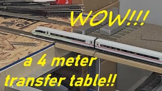 4 Meter Transfer Table H0 Model Trains Modelleisenbahn Layout update