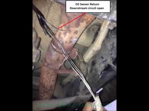 Jeep JK 3 8 Check engine on, code P0057,P0157,P0158 Oxygen sensor bank 2  sensor 2 - YouTube