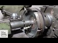 Tractor Flywheel Machining on Lathe | Precision Flywheel Resurfacing Process"🔧🔧🔧