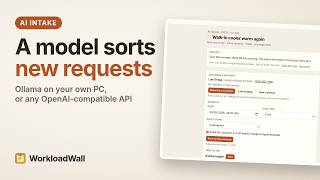 AI intake in WorkloadWall: let a model sort new requests