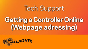 Getting a Controller Online using webpage adressing