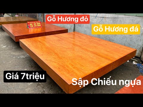 Video Phân biệt 2 bộ Chiếu ngựa gỗ Hương đá và Hương đỏ nam... - youtube