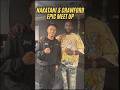 Crawford &amp; Nakatani EPIC link up moments before Inoue fight!