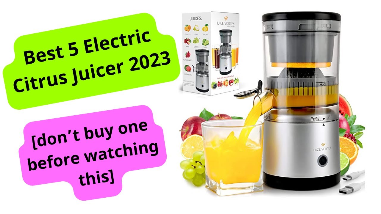 DUSENHO Electric Juicer Rechargeable - Citrus Juicer Machines with USB and  Cleaning Brush Portable Juicer for Orange, Lemon, Grapefruit [Video]  [Video] in 2023