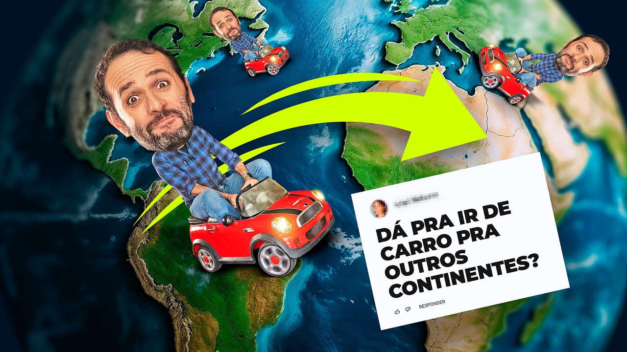 Dá pra VIAJAR pra OUTRO CONTINENTE de CARRO? Iberê Responde