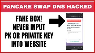 PancakeSwap and Cream Website DNS Reportedly Hacked - NEVER INPUT YOUR PRIVATE KEY INTO ANY WEBSITE!