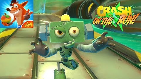 CRASH BANDICOOT ON THE RUN : NITRO ZOMBOT DEFEAT
