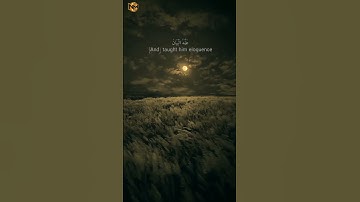 الشمس والقمر بحسبان والنجم والشجر يسجدان القارئ //#ياسر_الدوسري