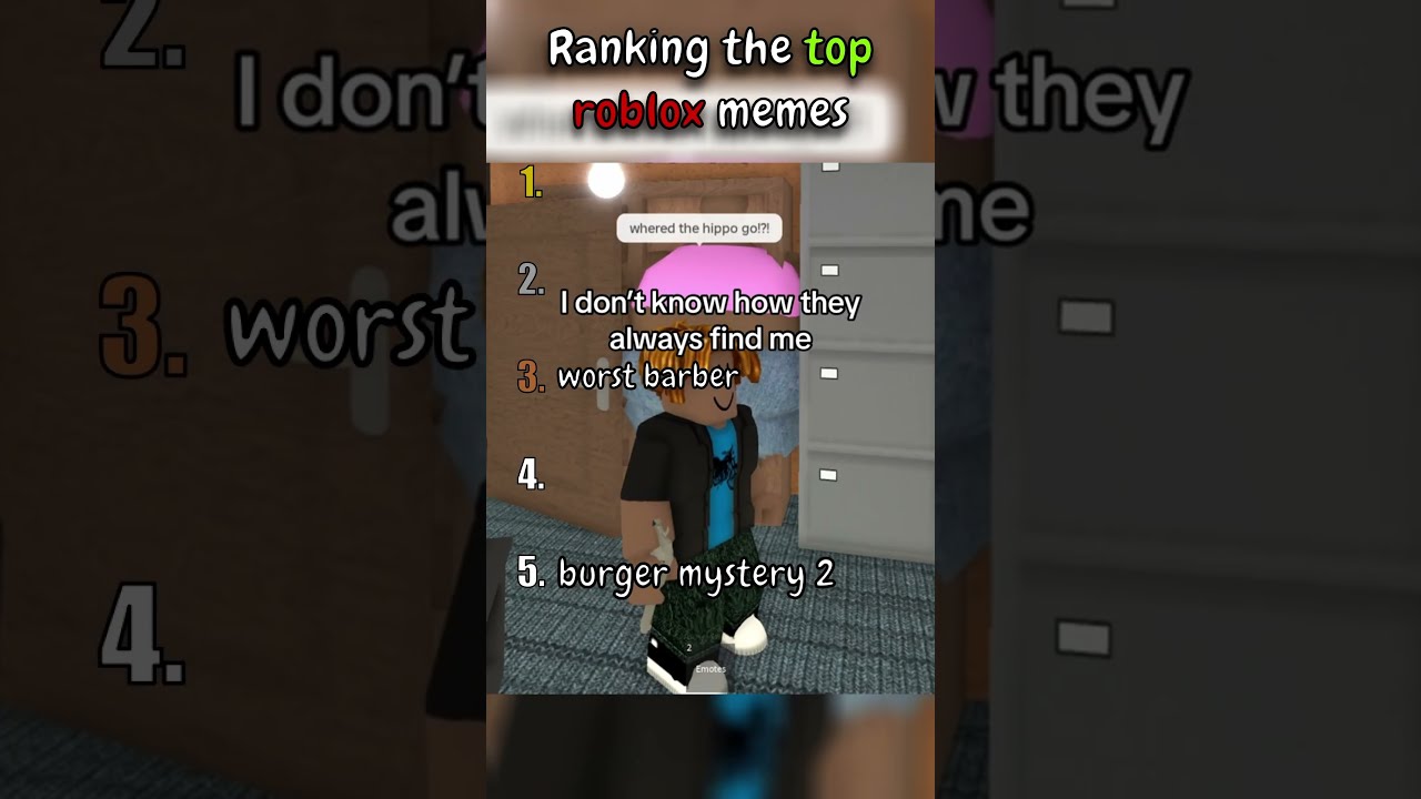 Ranking The Top Roblox Memes