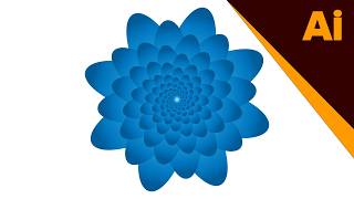 Illustrator Tutorial Radial Repeat Flower | Create Abstract Floral Design