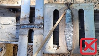 stop bad welding | three welding techniques position 2f | An old welding trick