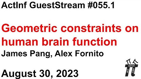 ActInf GuestStream 055.1~ James Pang & Alex Fornito "Geometric constraints on human brain function"