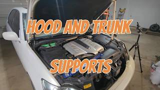 Lexus LS430 Hood and Trunk Support Replacement