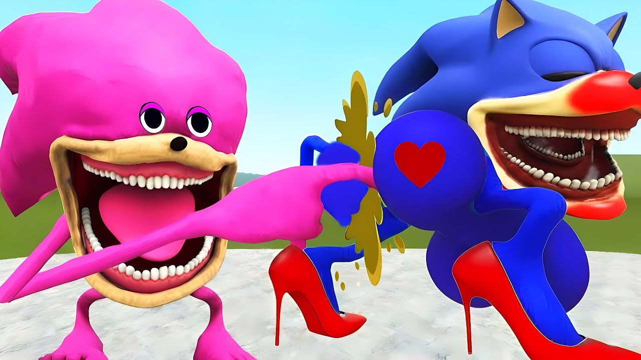 NEW SHIN SONIC TAPES LOVE STORY WITH SONIC FEMALE TAPES ANIMATION I GOT TORTURE IN GARRY'S MOD!!