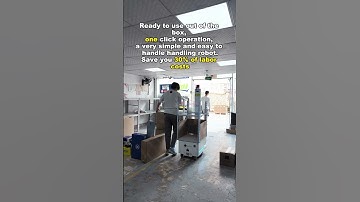 Ready-to-Start Handling Robot: One-Click Operation to Save 30% Labor Costs!#reemanrobot   #amr