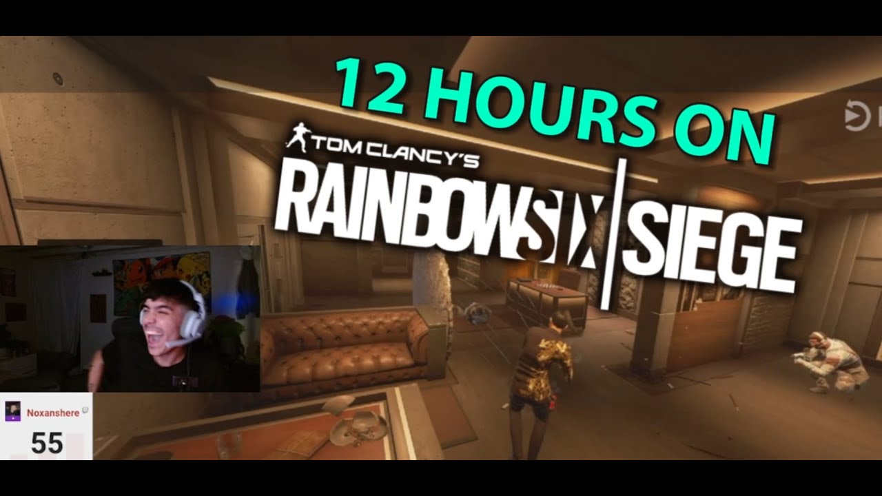 Playing Rainbow Six Siege for 12 HOURS and this is what happened ...
