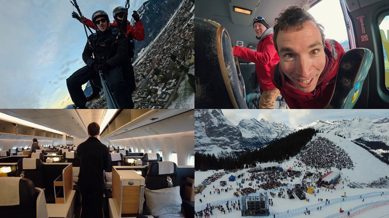 suíça: viagem de executiva & esqui & parapente