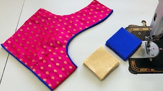 Blouse Ki Design Simple And Easy Blouse Designs Cutting And Sching Back Neck Blouse Design