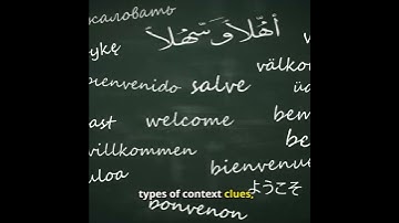 Context Clues in English