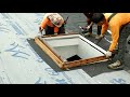 Mattsson Roofing's Skylight Approach: New Trim on the Interior of the Skylight Window Well