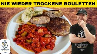 Gefülte Bouletten Mit Zwiebelletscho - Einfach Gelingsicher