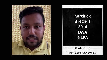 Successfully placed as a Software Developer | Student Review & Experience at JSpiders Chrompet