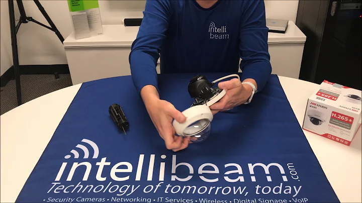 Hikvision DS-2CD2185FWD 8MP EXIR Dome unboxing by Intellibeam.com