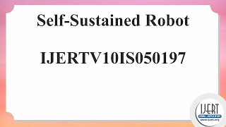 Self-Sustained Robot