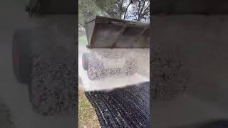 Laying it down 👀 🎥: @civilengineeriing #construction #asphalt #paving