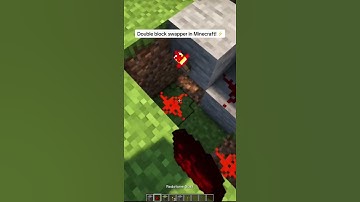Build a Minecraft Double Block Swapper! #minecraft #minecraftshorts #shorts #shortsfeed