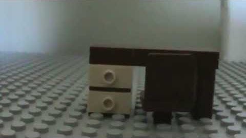 How to Build a Lego Computer Desk