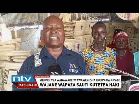 Turkana: Akina mama wajane washona shanga, vikapu, mikeka ili wajikimu