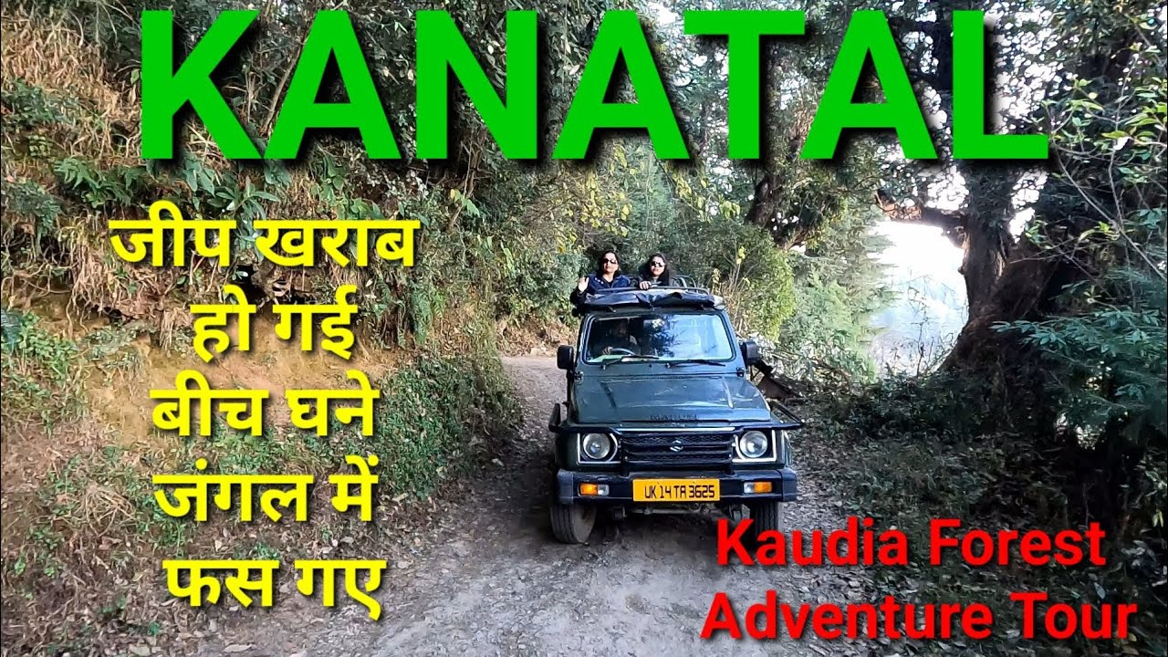 Kanatal # घने जंगल में फस गए जीप खराब हो गई  # Kaudia Forest Jeep Safari # Adventure Tour # Camping