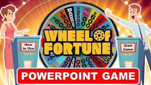 WHEEL OF FORTUNE MICROSOFT POWERPOINT GAME