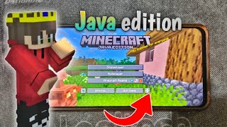 I Played Minecraft Java Edition on Mobile! 😱 No PC Needed