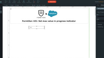 Set max percentage value in progress indicator