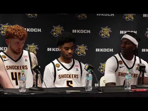 Wichita State MBB: Amuneke, Berg, Boyd Postgame Press Conference (Dec. 21, 2025)