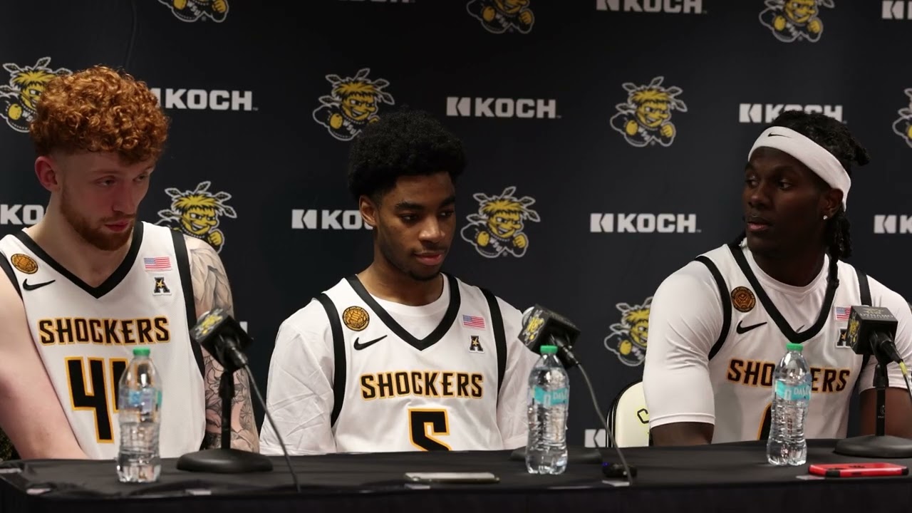 Wichita State MBB: Amuneke, Berg, Boyd Postgame Press Conference (Dec. 21, 2025)