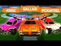 2 YouTubers and a Ballchaser play Dropshot & Rumble [Subtitles]