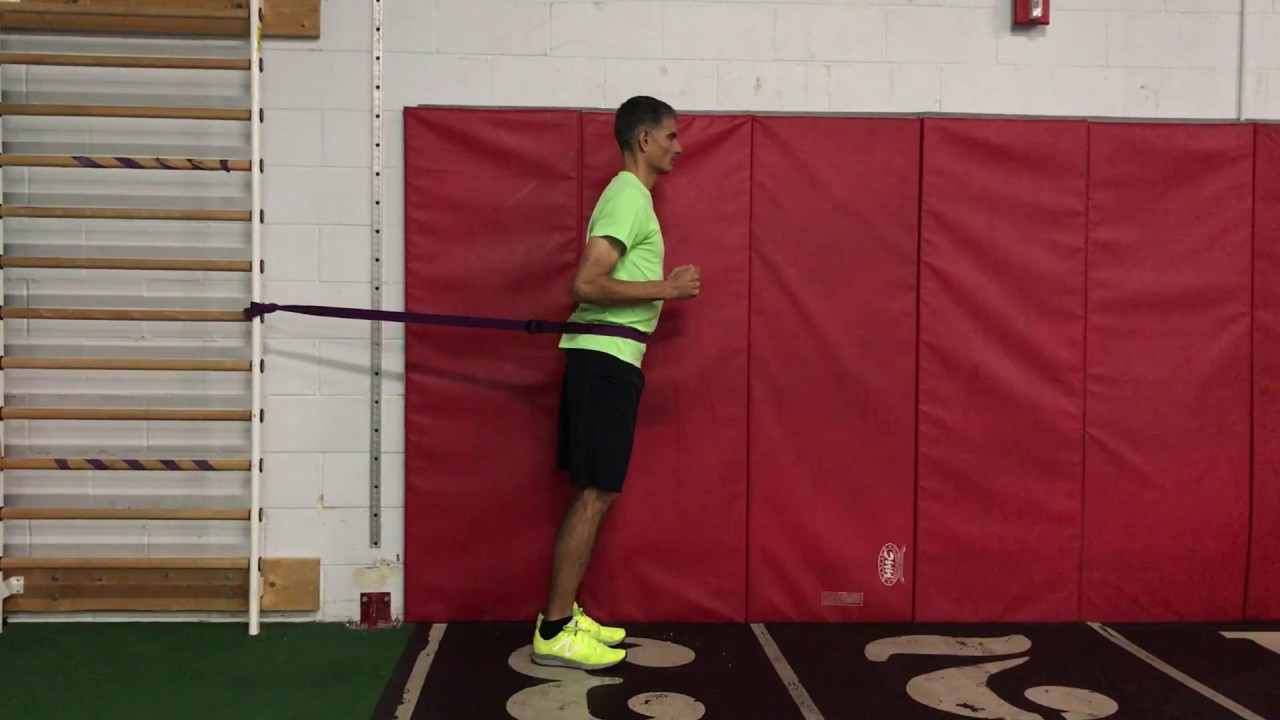 Baby-step jogging with strap - YouTube