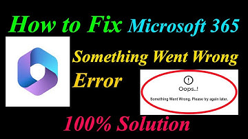 How to Fix Microsoft 365  Oops - Something Went Wrong Error in Android & Ios -Please Try Again Later