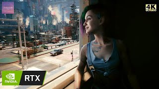Cyberpunk 2077 Apartment Tour | Relaxing Ambience | 4K