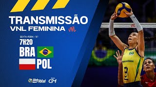 TRANSMISSÃO DE BRASIL X POLÔNIA