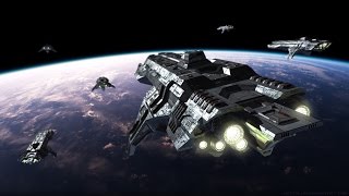 Space Engineers Building a Fleet #2 Patrol HoverCraft