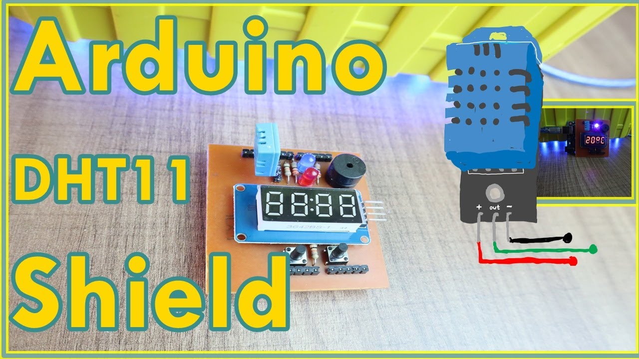 Arduino DHT11 Shield - YouTube